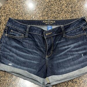 Women's Blue Denim Shorts